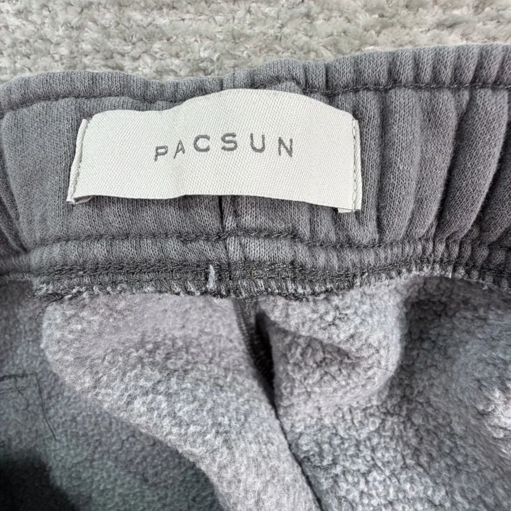 PacSun Straight Leg Sweatpants Cotton Fleece Medium Gray Loungewear Casual